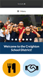Mobile Screenshot of creightonschools.org